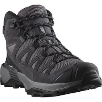 Salomon - Women's X Ultra 360 Leather Mid GORE-TEX - Wandelschoenen 38, grijs/zwart