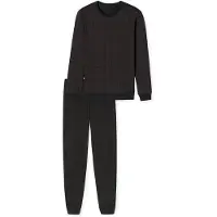 Schiesser Pyjama Long anthracite 180270 48/S