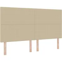 vidaXL Hoofdbord Lichtgroen Grijs 180 cm Corduroy stof