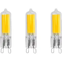 Avide LED Insteeklamp G9 Helder - 2W 200lm 3000K - Warmwit - Vervangt 21W - 3 stuks