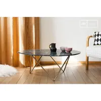 PIB Groene marmeren salontafel Trivisan