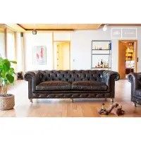 PIB Grote leren bank chesterfield Jahn Jahn
