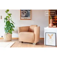 PIB Fauteuil van kameelleer Red Baron