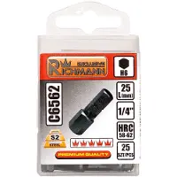 Richmann 25x Inbusbit H6 25mm S2 - Kwaliteit Premium