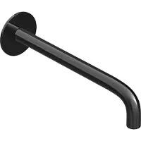 Hotbath Cobber CB7098 uitloop 23cm gepolijst zwart PVD