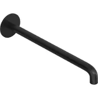 Hotbath Cobber CB095 uitloop 30cm geborsteld zwart PVD
