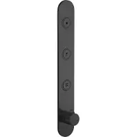 Hotbath Douchethermostaat cobber inbouw 3 pushbuttons geborsteld zwart pvd