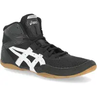 Asics Matflex 7 - Zwarte Worstelschoenen - EVA Schuim Inlegzool - Ventilerende Panelen