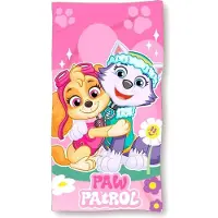 Paw Patrol Strandlaken - 70 x 140 cm. - Skye & Everest badhanddoek - sneldrogend