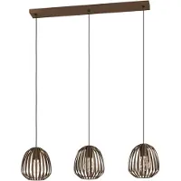 Eglo Bronzen Eettafellamp Espinal Ø 19 5cm 3x E27