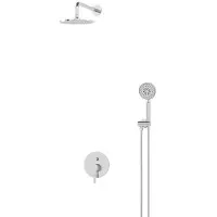 Maxaro Radius Regendouche Inbouw | Chroom 20 cm Regendouche Eéngreeps
