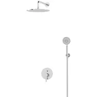 Maxaro Radius Regendouche Inbouw | Chroom 30 cm Regendouche Eéngreeps