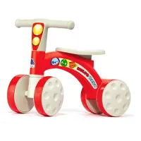 MOLTO Red Correpasillos With Rubber Wheels Ride On 48x37x18 Cm Transparant Kinderen