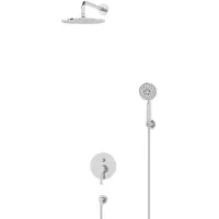 Maxaro Radius Regendouche Inbouw | Chroom 25 cm Regendouche Eéngreeps