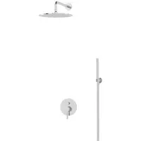 Maxaro Radius Regendouche Inbouw | Chroom 30 cm Regendouche Eéngreeps