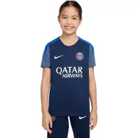 Nike Paris Saint-Germain Strike Trainingsshirt 2025-2026 Kids Donkerblauw Blauw Wit