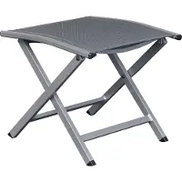 LC Garden Unicamo voetenbank aluminium/zilver
