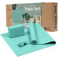 Myga Yoga Mat met Blok en Band | Maat TU