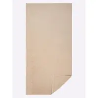 Cawö Handdoek Pure Uni Beige (Set van 3)
