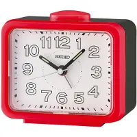 Seiko QHK061R Rode Digitale Alarmklok
