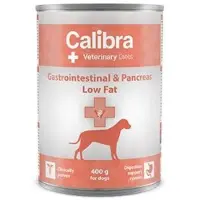 Calibra Veterinary Diets Gastrointestinal & Pancreas Low Fat natvoer hond 12 x 400 g
