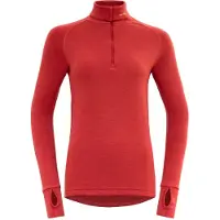 Devold - Expedition Woman Zip Neck - Merino-ondergoed XS, rood