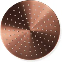 BLUE LABEL Brondby Hoofddouche 25cm - Geborsteld Brons PVD - Messing - Kranen, Douchekranen, Hoofddouches - 8711802006009 - Kranen, Douchekranen, Hoofddouches