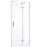Maxaro Diamond Douchedeur | 80 cm Chroom Helder glas Draaideur | Douchedeur glas | Glazen Douchedeur | Nisdeur Douche