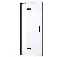 Maxaro Diamond Douchedeur | 80 cm Mat zwart Helder glas Draaideur | Douchedeur | Douchedeur Draaibaar | Douchedeur op maat