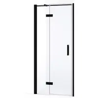 Maxaro Diamond Douchedeur 80cm Mat Zwart Helder Glas Draaideur | Douchedeur | Douchedeur Draaibaar | Douchedeur op maat