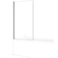 Maxaro Diamond Badwand 90cm Chroom Helder Glas | Badwand | Badwand Glas | Badscherm | Glazen Badwand