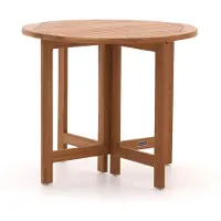 Bellagio + 15% kassakorting | Sunyard Butterfly klaptafel ø 90cm (h:75cm)