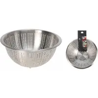 Eh Excellent Houseware Vergiet zilver RVS 28 x 13 cm - Vergieten