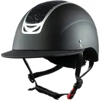 HORZE cap Apex zwart/zwart 49-51
