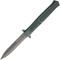 Rough Ryder Stiletto Linerlock Green