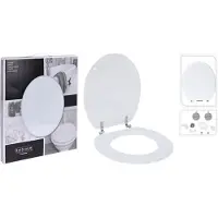 Bathroom Solutions Wc-bril | (18 inch, MDF, Wit)