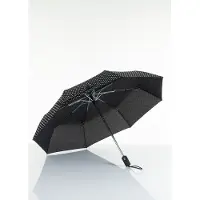 Lasessor – Paraplu – Zwart – 27cm - Vol - Automatische - Opvouwbare - Reis – Stormparaplu - Open close knop – Windproof - Baleinen 8