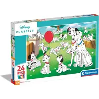 Clementoni - Puzzel - 24 Maxi Stukjes - Disney Dieren - Kinderpuzzel - Vanaf 3 jaar