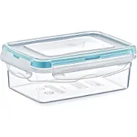 Northix - Voedselcontainer - 2.6L - Transparant - Met Deksel en Rooster