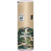 Maston Camouflage Spray - Ultramat - Beige (RAL 1001) - spuitverf - 400 ml - spuitbus verf