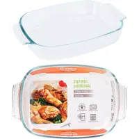 Ottosimon Ovenschaal van glas, 2700 ml - Excellent Houseware - geschikt voor de oven en vaatwasserbestendig