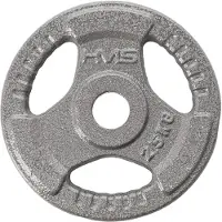 HMS Hammertone Serie - Halterschijven - 2.5 kg - Drie Handgrepen - Hammertone Afwerking