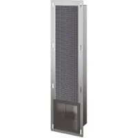 Luca Inbouw Reserve Toiletrolhouder Sanitair 19,5x72x12,2cm Gunmetal