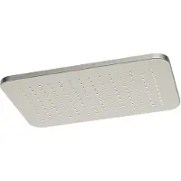 Hotbath Gal GL106 hoofddouche 27x40cm rechthoek geborsteld nikkel