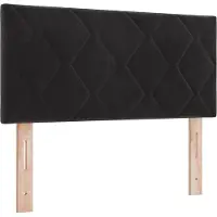 vidaXL Hoofdbord Zwart 100 cm Fluweel