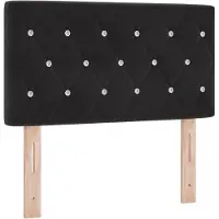 vidaXL Hoofdbord Zwart 80 cm Fluweel