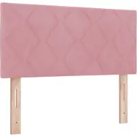 vidaXL Hoofdbord Roze 100 cm Fluweel