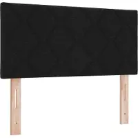 vidaXL Hoofdbord Zwart 100 cm Stof