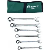 Sata 6-delige ringsleutelset met tarief