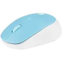 Natec Harrier 2, rechts, optisch, Bluetooth, 1600 DPI, blauw, wit